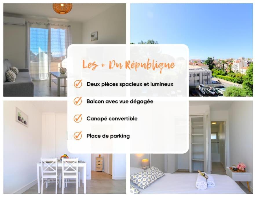 Le Republique By Apirent #Balcon #Climatisation #Parking Cannes Exterior foto